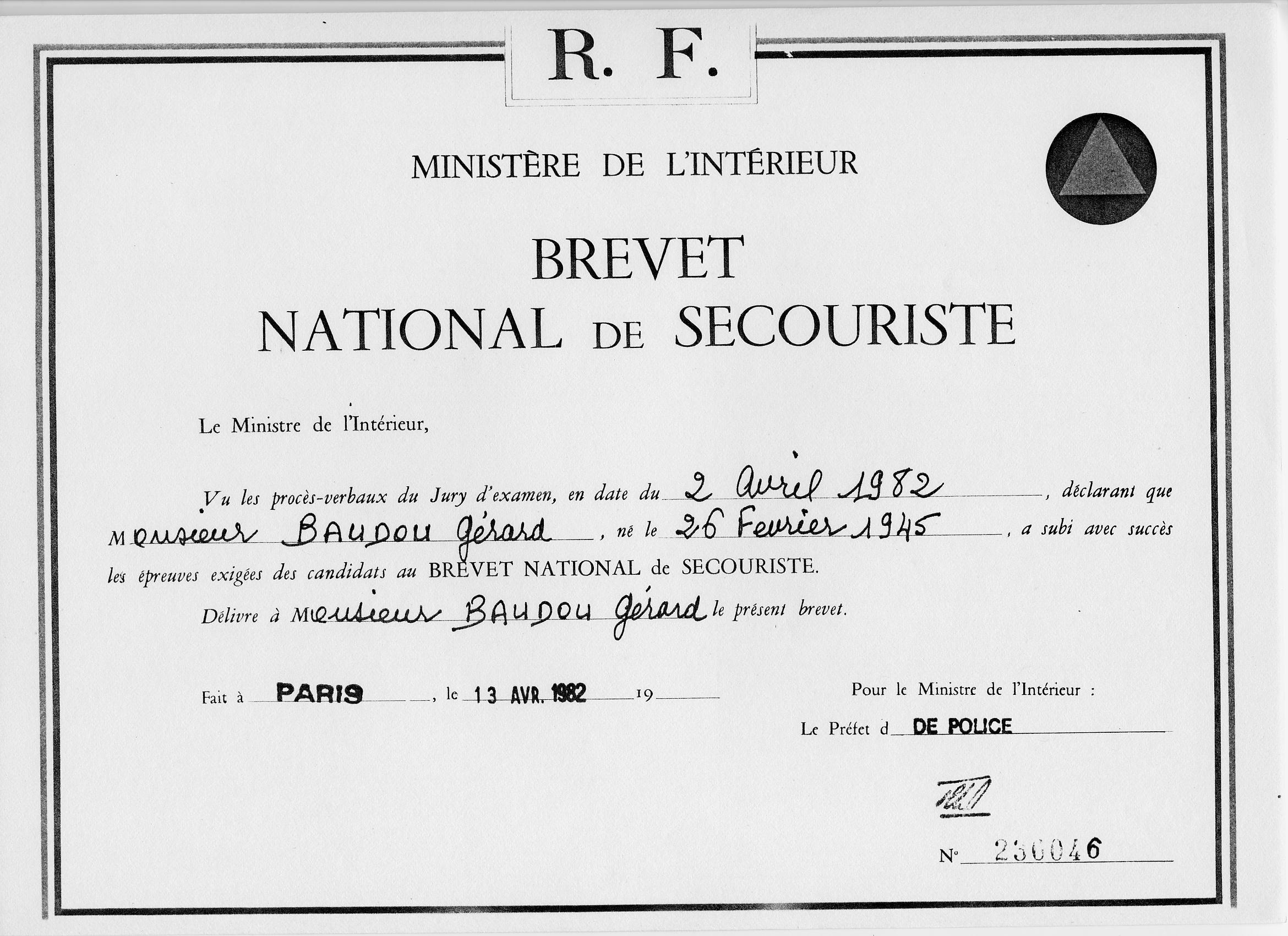 Brevet de secourisme