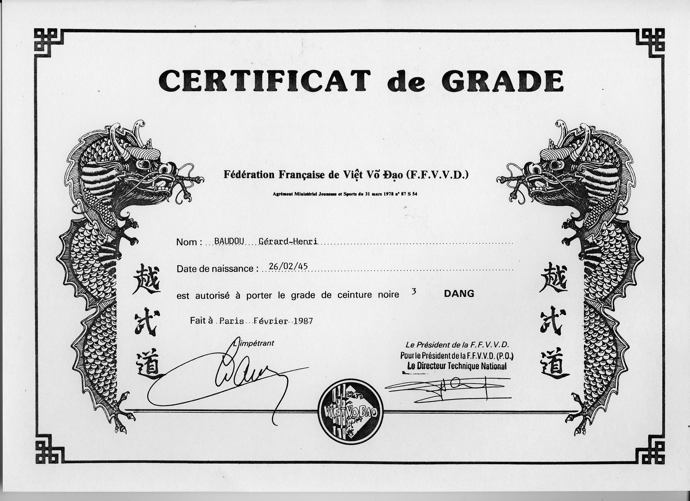 Grade Dan